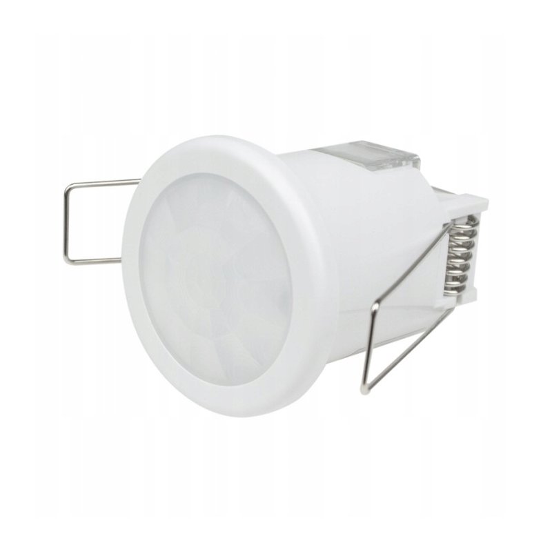 Czujnik ruchu Czujka zmierzchu sensor PIR podtynkowy montażowy biały 230V