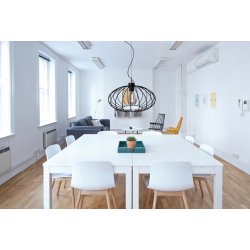 LAMPA sufitowa wisząca ZWIS Loft na E27 PAJĄK elipsa XL 35cm