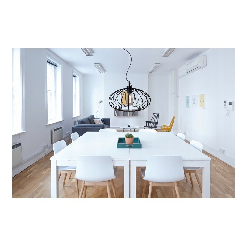 LAMPA sufitowa wisząca ZWIS Loft na E27 PAJĄK elipsa XL 35cm