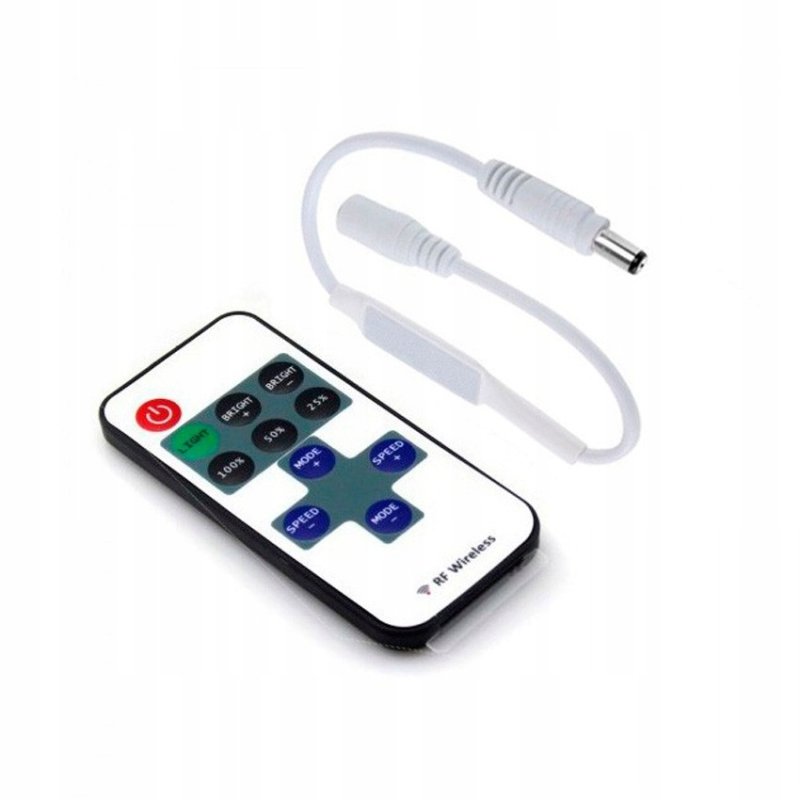 ŚCIEMNIACZ MINI RF 12V 72W + PILOT do taśma LED