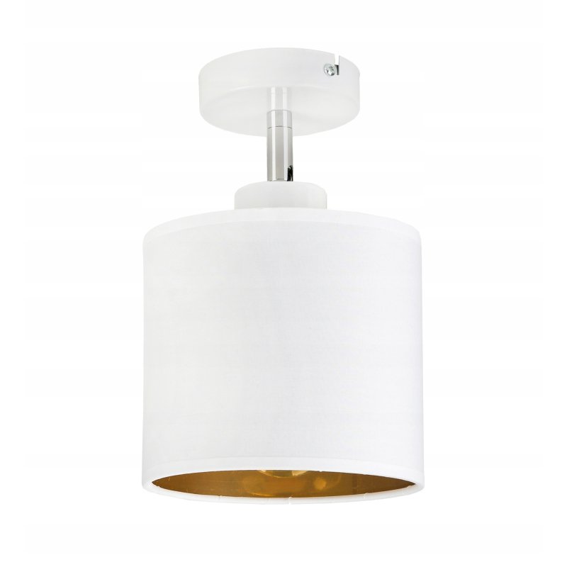 LAMPA KINKIET ścienny regulowany LOFT abażur złoty