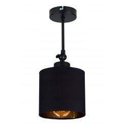 LAMPA KINKIET ścienny regulowany LOFT ABAŻUR złoty