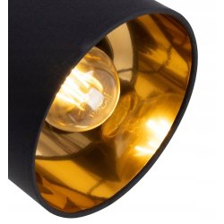 LAMPA KINKIET ścienny regulowany LOFT ABAŻUR złoty