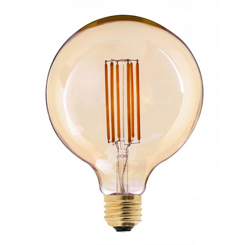 Żarówka E27 LED FILAMENT 6W Vintage G125 bańka WW