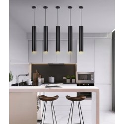 LAMPA WISZĄCA ZWIS żyrandol sufitowa TUBA 15 GU10