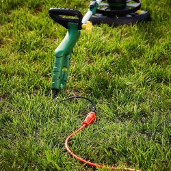 Przedłużacz sieciowy b/Uz ogrodowy pomarańczowy 2x1mm 20m 2500W