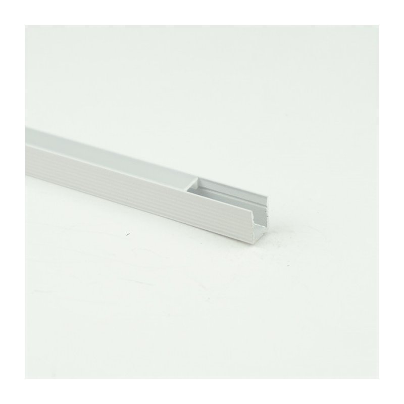 Zestaw 2mb Profil aluminiowy WĄSKI nawierzchniowy BIAŁY + KLOSZ do taśm led