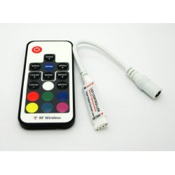 Sterownik /Kontroler RGB RF + pilot 17 do taśm LED