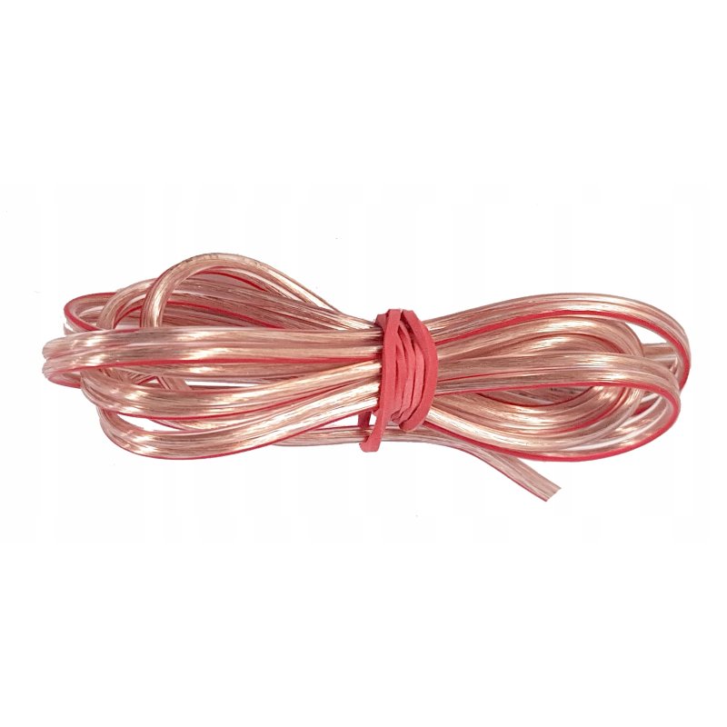 Kabel Przewód głośnikowy Audio LED 2x0,5mm CCA 1m