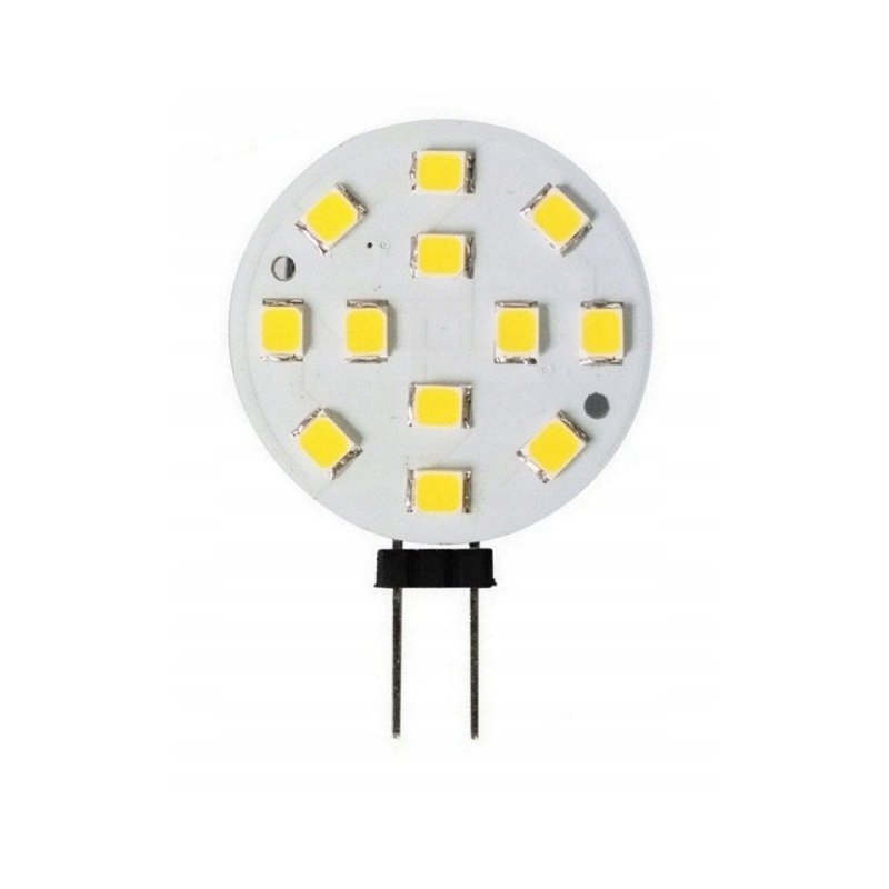Żarówka LED G4 12V DC SMD 3W płaska/talerz NEUTRALNA