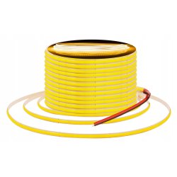 Taśma LED COB WĄSKA 5mm 12V 384diod/m neon linia ŚWIATŁA kolor ŻÓŁTY 5m
