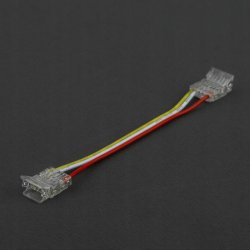 2x Złączka do taśm LED COB CCT IP20 10mm łącznik dwustronny z kablem 3 PIN