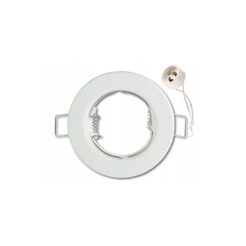 OPRAWA HALOGENOWA LED STAŁA BIAŁA + GNIAZDO GU10