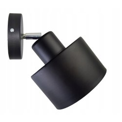 LAMPA KINKIET ŚCIENNY regulowany loft KUBEK czarny