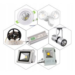 Zasilacz 12V 200W 16,6A wodoodporny taśm LED IP67 hermetyczny metal