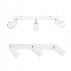 LAMPA KINKIET ŚCIENNY LED SUFIT REGULOWANY SPOT 3xGU10 ŻYRANDOL REGULOWANY