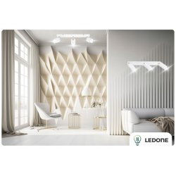 LAMPA KINKIET ŚCIENNY LED SUFIT REGULOWANY SPOT 3xGU10 ŻYRANDOL REGULOWANY