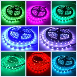 Taśma LED ZESTAW 5m RGB 5050 60/M pilot DOTYK +zas