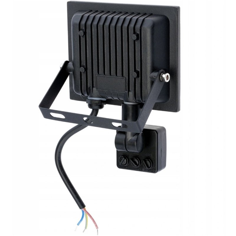 HALOGEN LED 20W NAŚWIETLACZ z czujnikiem ruchu PIR SLIM IP66 ROBOCZY zimny