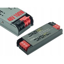 Zasilacz PROFESJONALNY płaski 48V 2,08A 100W IP20 SUPER SLIM do taśm led