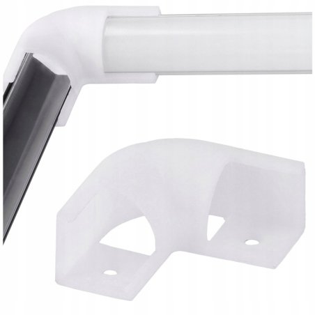 Łącznik kątowy biały...