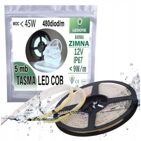 TAŚMA termococon LED COB...