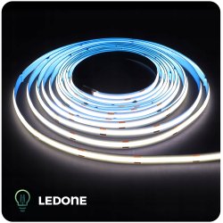 TAŚMA termococon LED COB 12V WODOODPORNA IP67 ZIMNY LINIA ŚWIATŁA ZIMNA 5M