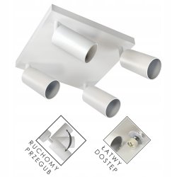 LAMPA sufitowa PLAFON regulowany SPOT oprawa GU10
