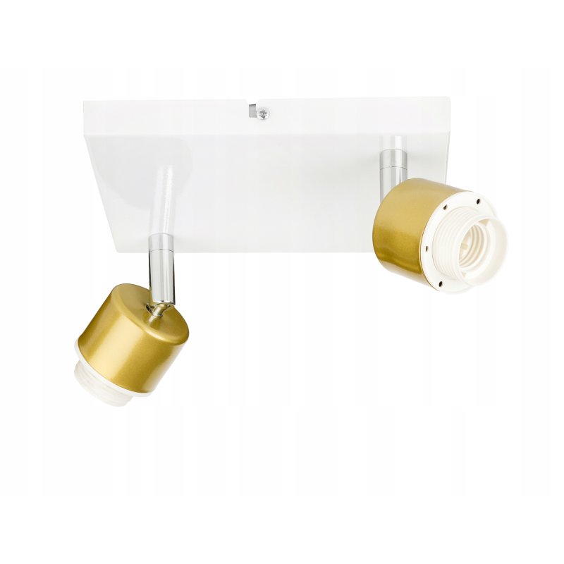 LAMPA plafon sufitowa żyrandol ruchomy loft złoty