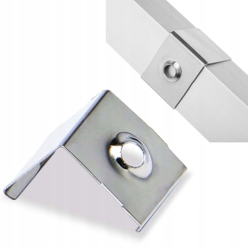 2x Uchwyt montażowy narożny Mocowanie profili led