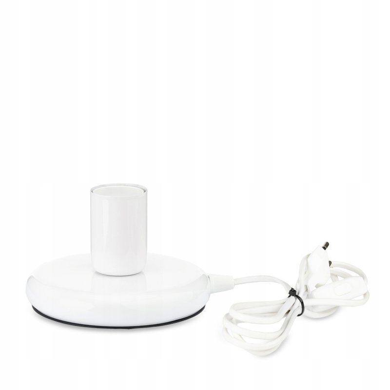 Lampka nocna Lampa stołowa loft biała na led E27