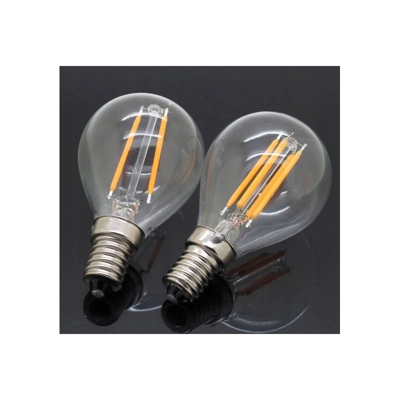 Żarówka E14 LED FILAMENT G45 4W EDISON kulk CIEPŁA