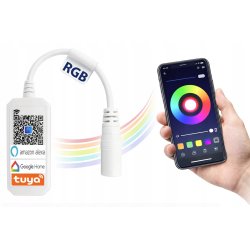 Sterownik Kontroler do taśm LED RGB WiFi Android ALEXA TUYA Google 12V 24V