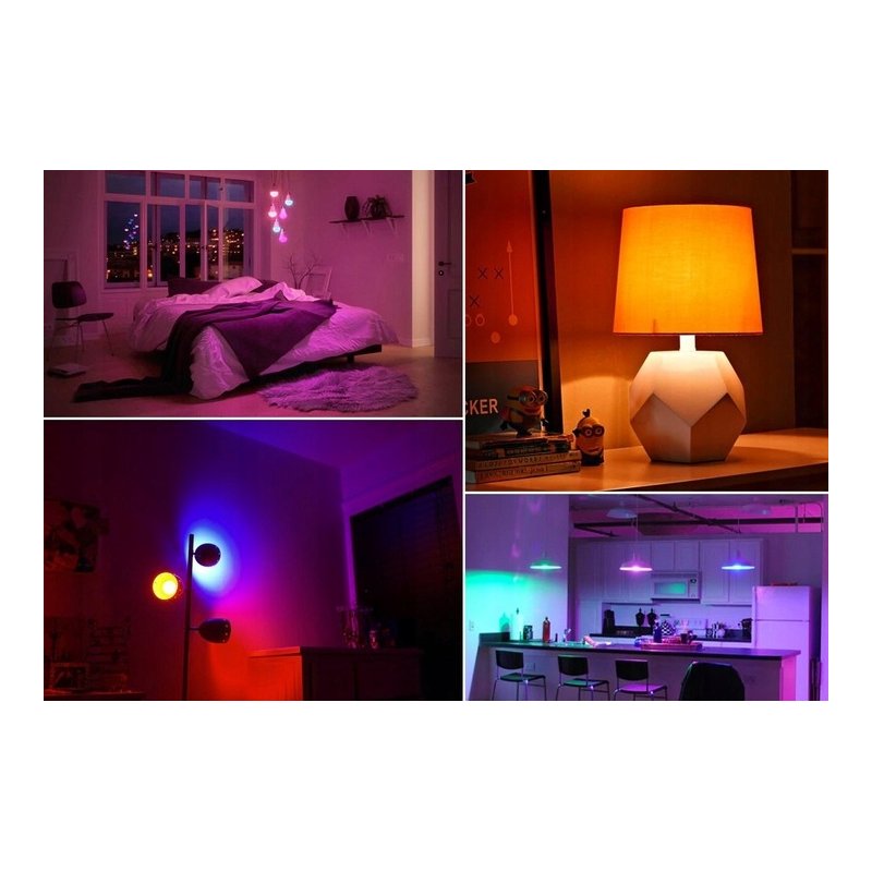 Żarówka LED SMART BT E14 C37 5W RGB+CCT rgbw sterowana BLUETOOTH TUYA