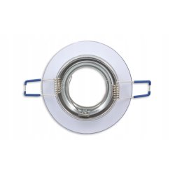 OPRAWA SZKLANA RUCHOMA CZARNA LED OKRĄGŁA + GU10