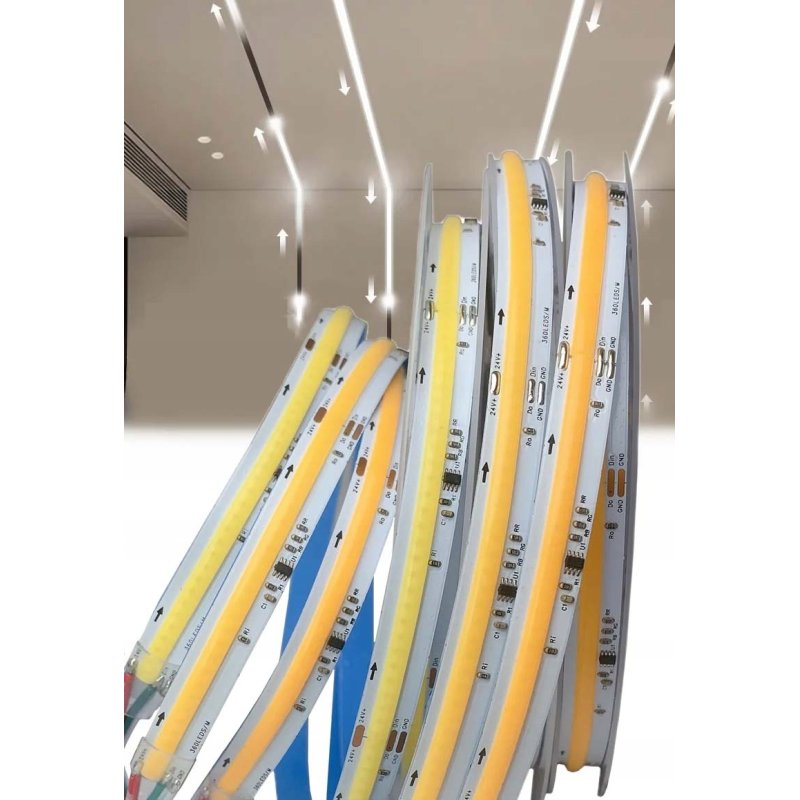 TAŚMA LED COB IP20 24V 360d Magic Pixel PŁYNĄCA WS2811 cyfrowa 1m NEUTRALNA