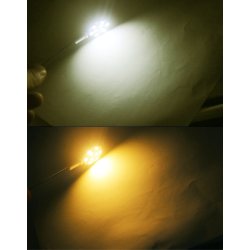 Żarówka LED G4 12V DC SMD 3W płaska/talerz ciepła