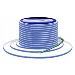 Taśma LED COB WĄSKA 5mm 12V 384diod/m neon linia ŚWIATŁA kolor NIEBIESKI 5m