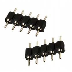 Złączka do taśmy LED RGBW 12mm 5-PIN MĘSKA łącznik