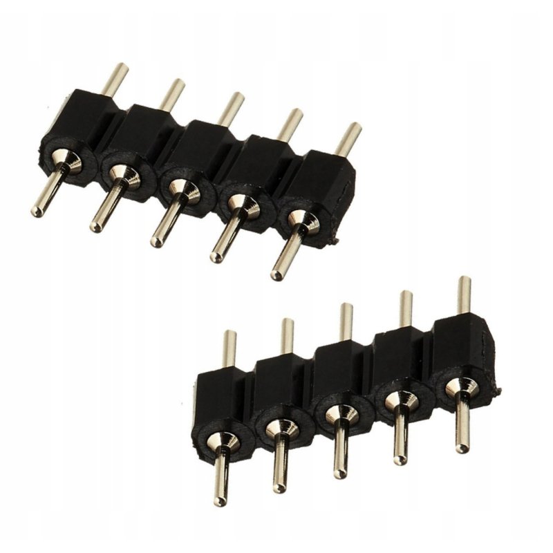 Złączka do taśmy LED RGBW 12mm 5-PIN MĘSKA łącznik