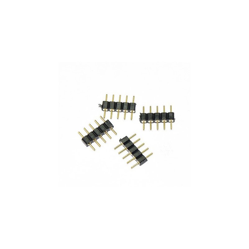 Złączka do taśmy LED RGBW 12mm 5-PIN MĘSKA łącznik