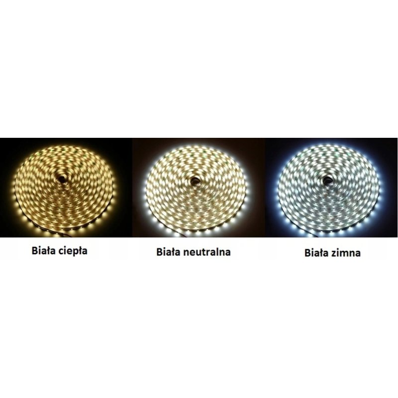 TAŚMA PASEK LED 2835 300 IP20 5m DZIENNA SAMOPRZYLEPNA 12V UNIWERSALNA CE