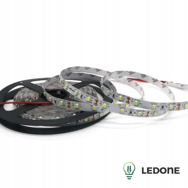 TAŚMA PASEK LED 2835 300 IP20 5m DZIENNA SAMOPRZYLEPNA 12V UNIWERSALNA CE