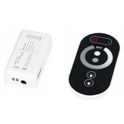 ŚCIEMNIACZ radiowy RF 12V 216W 18A Touch Pilot dotykowy do taśm led cob