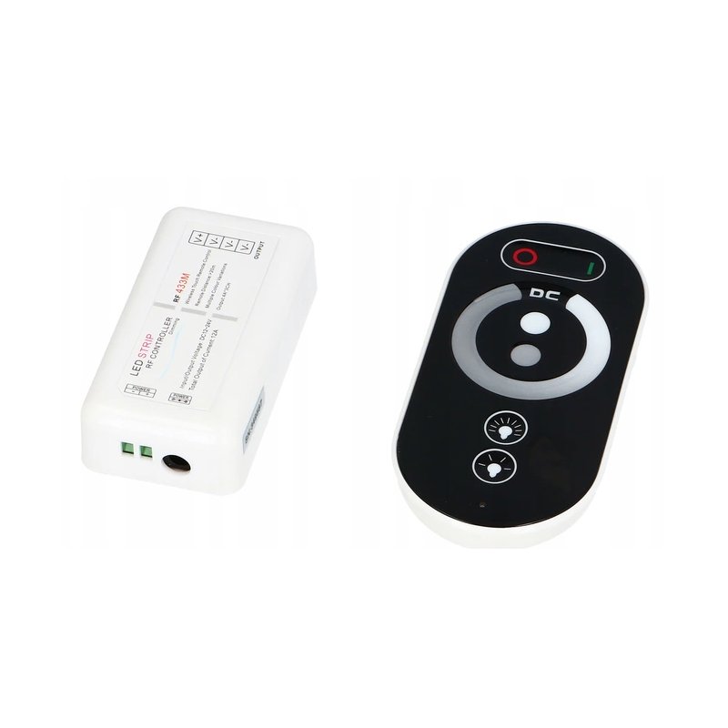 ŚCIEMNIACZ radiowy RF 12V 216W 18A Touch Pilot dotykowy do taśm led cob