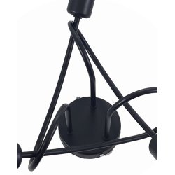 Lampa SUFITOWA żyrandol WISZĄCA LOFT drut KULA 3