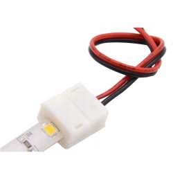 ZŁĄCZKA MONO IP65 8mm z kablem WODOODPORNA TAŚMA