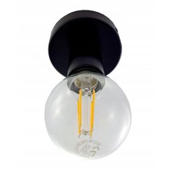 LAMPA sufitowa plafon czarny Loft na E27 Edison
