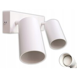 LAMPA sufit KINKIET ŚCIENNY regulowany SPOT 2 GU10