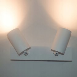 LAMPA sufit KINKIET ŚCIENNY regulowany SPOT 2 GU10